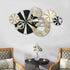 Magnificent Luminous Disc Metal Art Wall Decoration